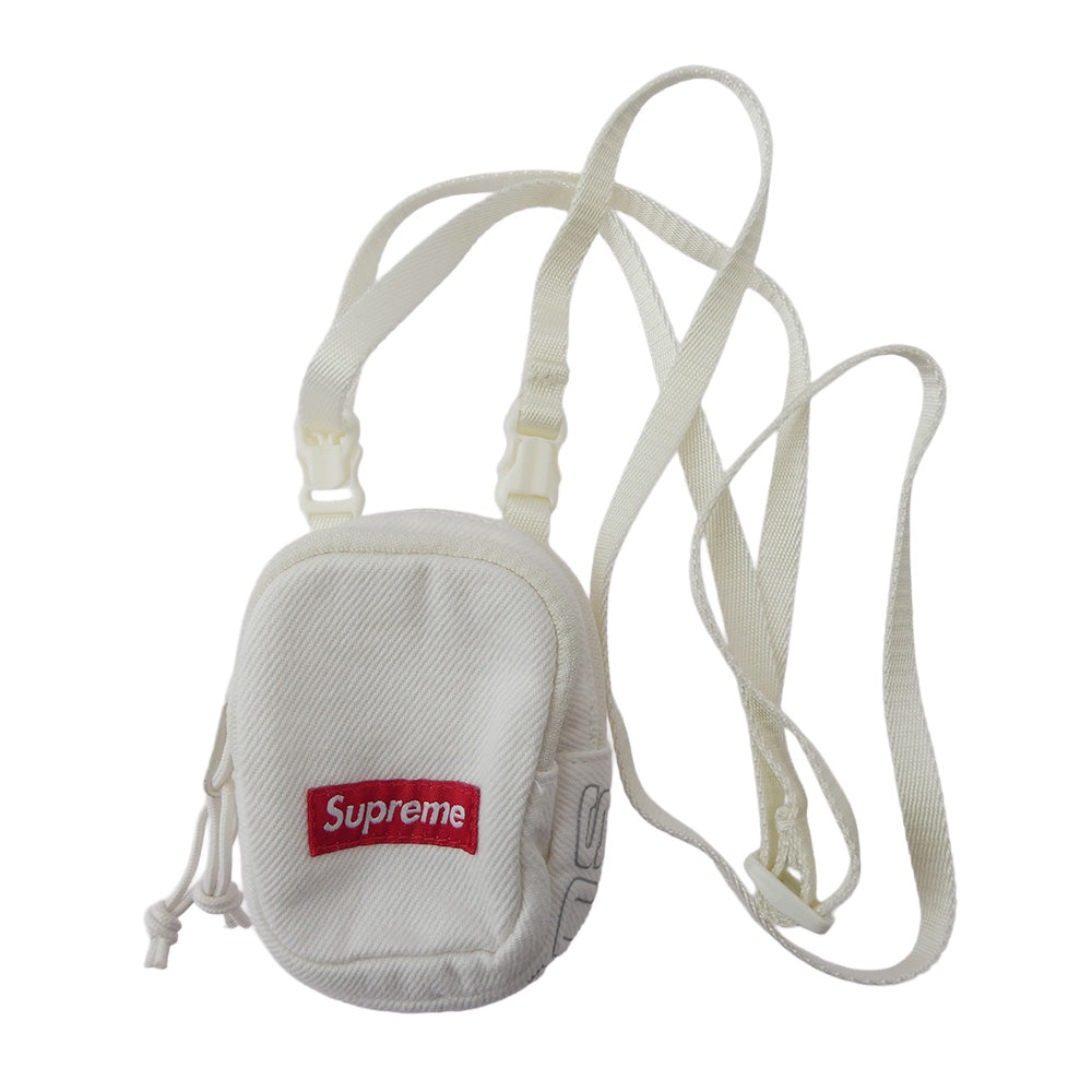 Supreme シュプリーム 25AW Denim Mini Utility Bag デニム ミニ ユーティリティ バッグ ホワイト系【極上美品】【中古】