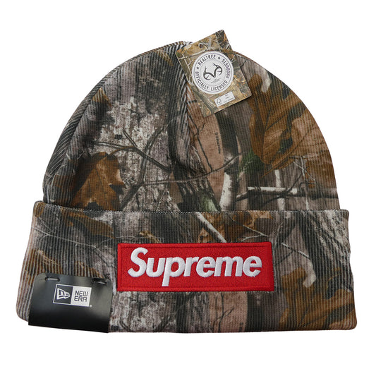 Supreme シュプリーム 25AW New Era Box Logo Beanie Realtree AP Camo ニューエラ ボックス ロゴ ビーニー カーキ系 one size【極上美品】【中古】