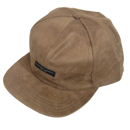Engineered Garments エンジニアードガーメンツ Polyester Fake Suede フェイクスエード ロゴ キャップ ブラウン系【中古】