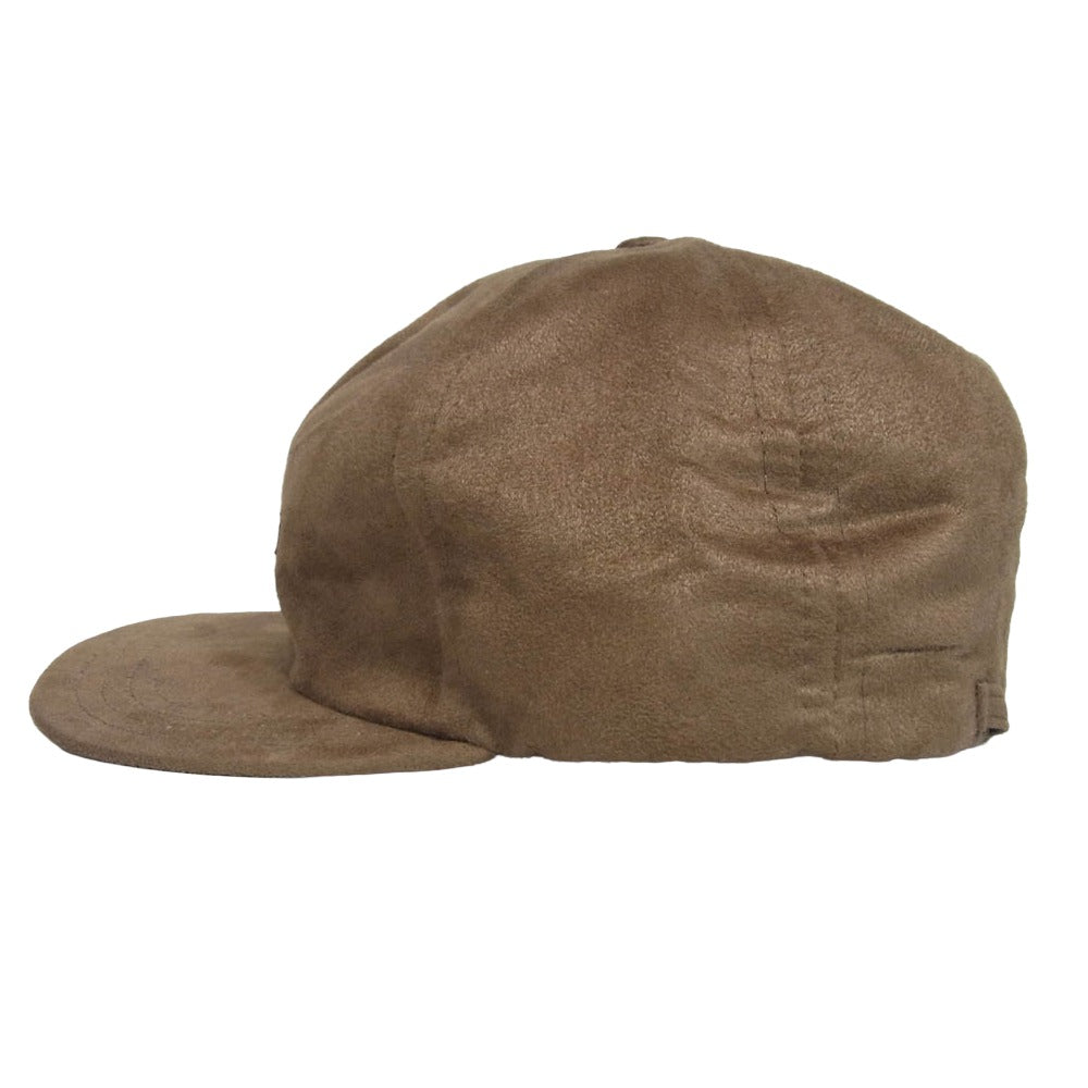 Engineered Garments エンジニアードガーメンツ Polyester Fake Suede フェイクスエード ロゴ キャップ ブラウン系【中古】