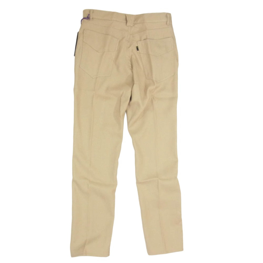Needles ニードルス MR226 Slim Jean Poly Twill ポリエステルツイル スリムジーンズ ベージュ系 S【中古】