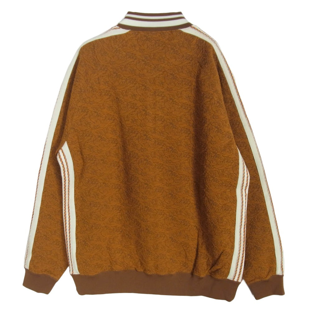 Needles ニードルス 23AW 23AW-JKL-070 Sasquatchfabrix. サスクワッチファブリックス Wネーム パピヨン刺繍 トラックジャケット ジャージ CAMEL L【美品】【中古】