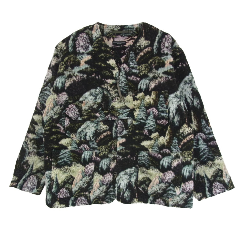 Engineered Garments エンジニアードガーメンツ SHOOTING JACKET CP FOREST JACQUARD フォレストジャカード シューティング ジャケット ブラック系 XXS【中古】