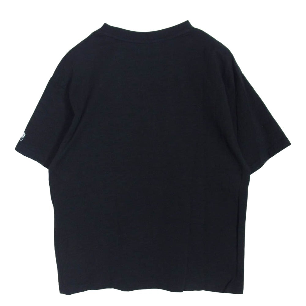 WIND AND SEA ウィンダンシー wds-o-ess-25-q4-cs-01 POCKET S/S TEE 刺繍 ポケット ブラック系 S【中古】