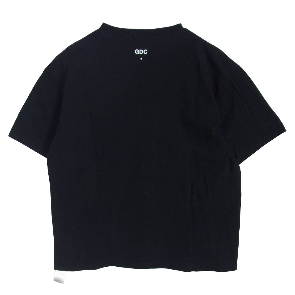 GDC ジーディーシー GD0180 trico Tee トリコ ラメ加工 ロゴプリント 半袖 Tシャツ ブラック系 S【中古】