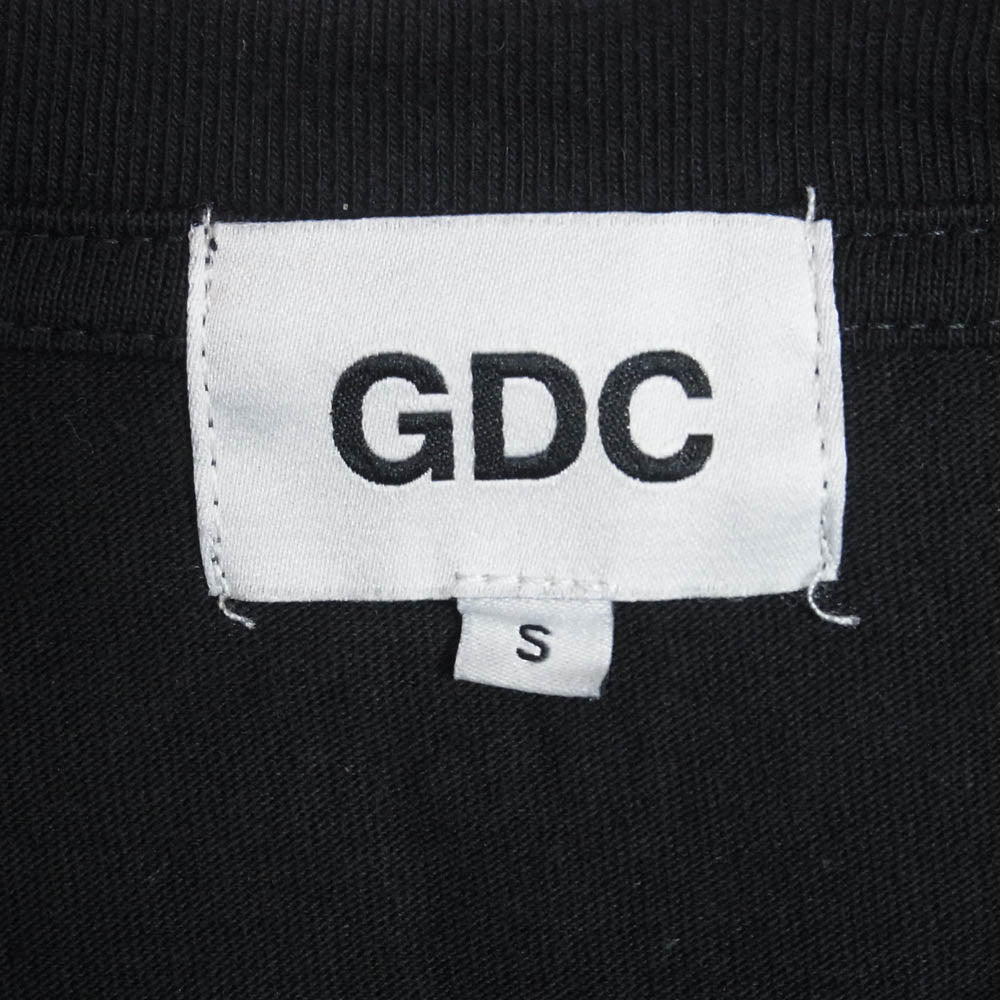 GDC ジーディーシー GD0180 trico Tee トリコ ラメ加工 ロゴプリント 半袖 Tシャツ ブラック系 S【中古】