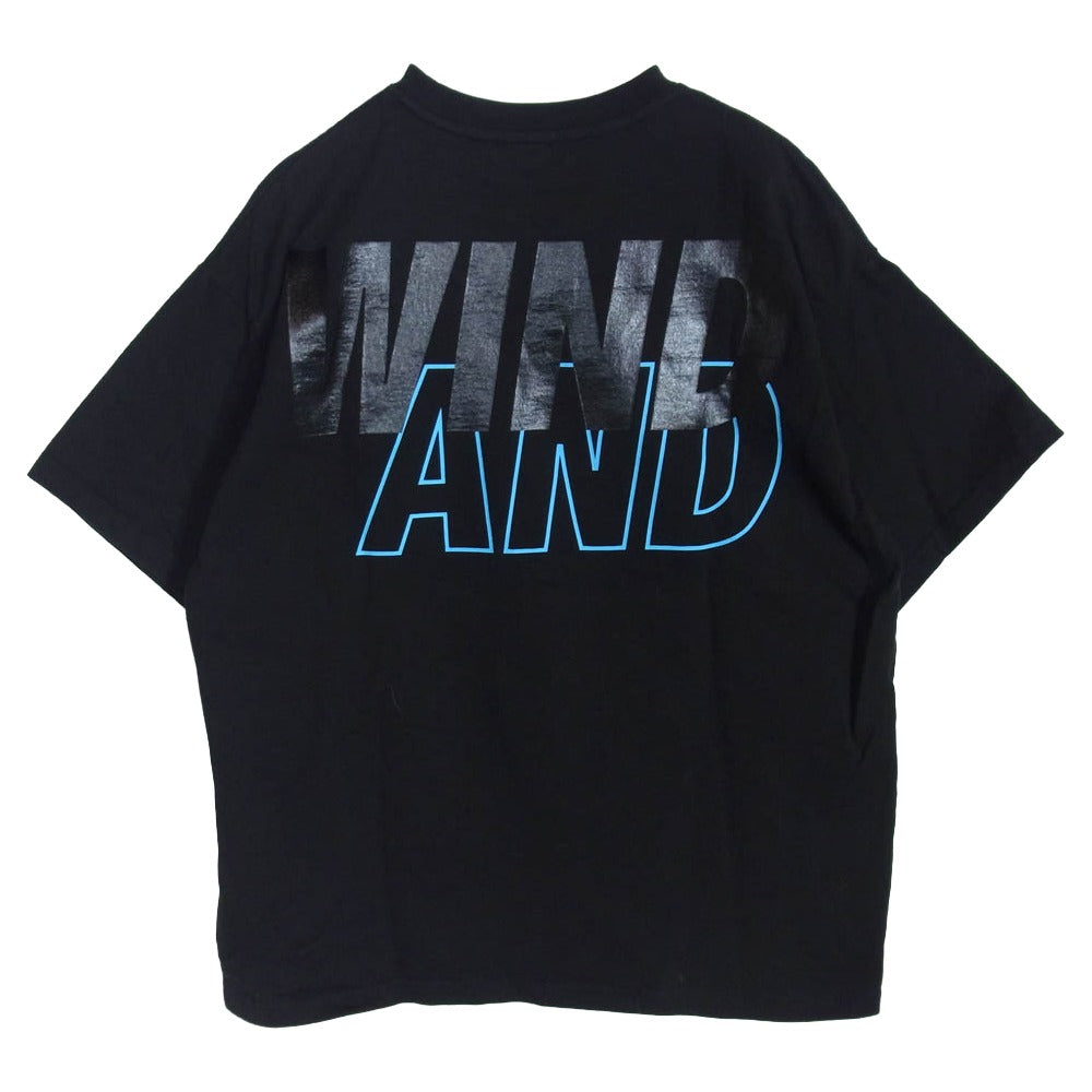 WIND AND SEA ウィンダンシー wds-o-sig7-25-q4-cs-01 ロゴ プリント 半袖 Tシャツ ブラック系 S【中古】