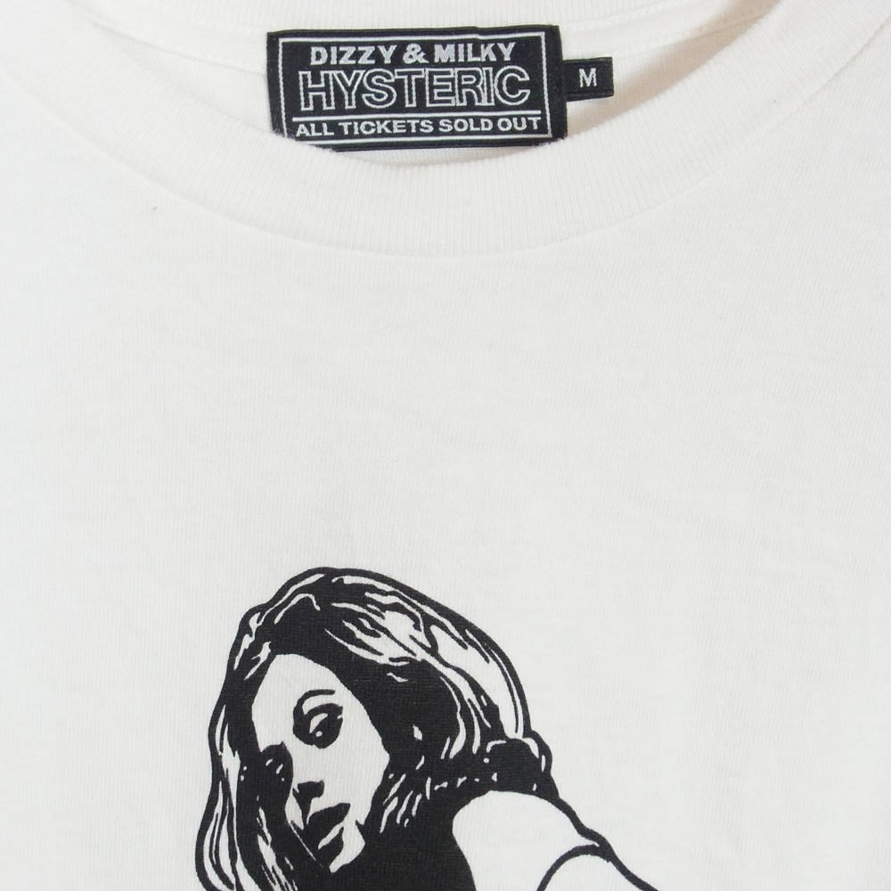HYSTERIC GLAMOUR ヒステリックグラマー 24AW 02243CT14 STARCRAWLER VIXEN GIRL ビクセンガールプリント 半袖 Tシャツ ホワイト系 M【中古】