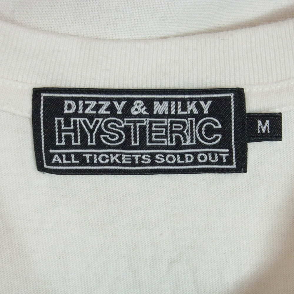 HYSTERIC GLAMOUR ヒステリックグラマー 24AW 02243CT14 STARCRAWLER VIXEN GIRL ビクセンガールプリント 半袖 Tシャツ ホワイト系 M【中古】