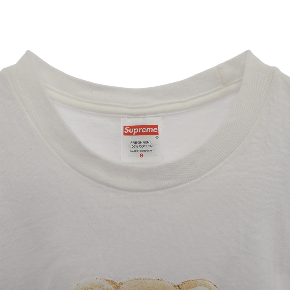 Supreme シュプリーム 25SS BEAR TEE ベアー プリント 半袖 Tシャツ ホワイト系 S【中古】
