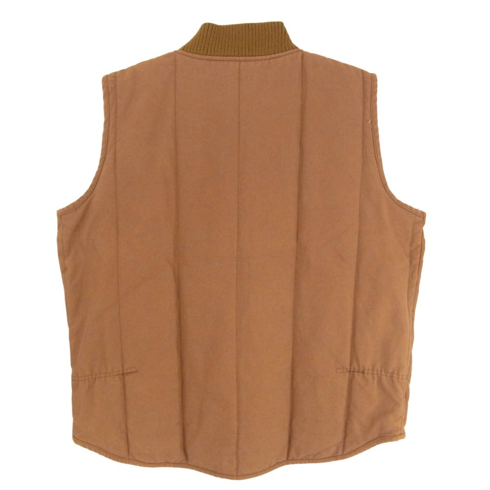 OSHKOSH オシュコシュ ダック生地 ワーク ベスト ブラウン系 40【中古】