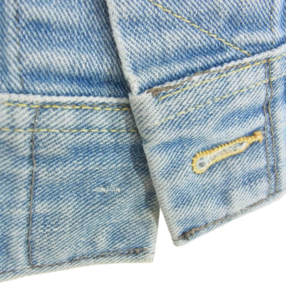 Lee リー PATD-153438 80s 90s USA製 デニム トラッカー ジャケット インディゴブルー系 サイズ表記無【中古】