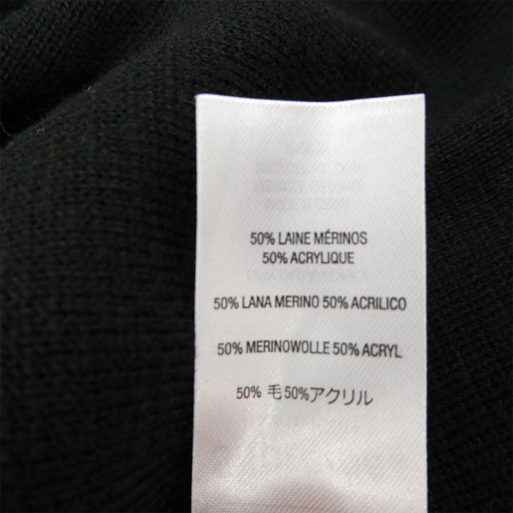 Supreme シュプリーム 22AW Contrast Stitch Button Up コントラスト ステッチ ボタンアップ ニット 長袖 シャツ ブラック系 XL【中古】