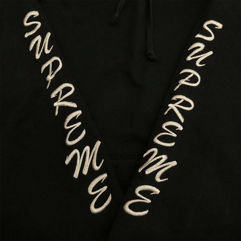Supreme シュプリーム 21AW Guardian Hooded Sweatshirt ガーディアン フーデット スウェット シャツ スウェットパーカー フーディ ブラック系 L【中古】