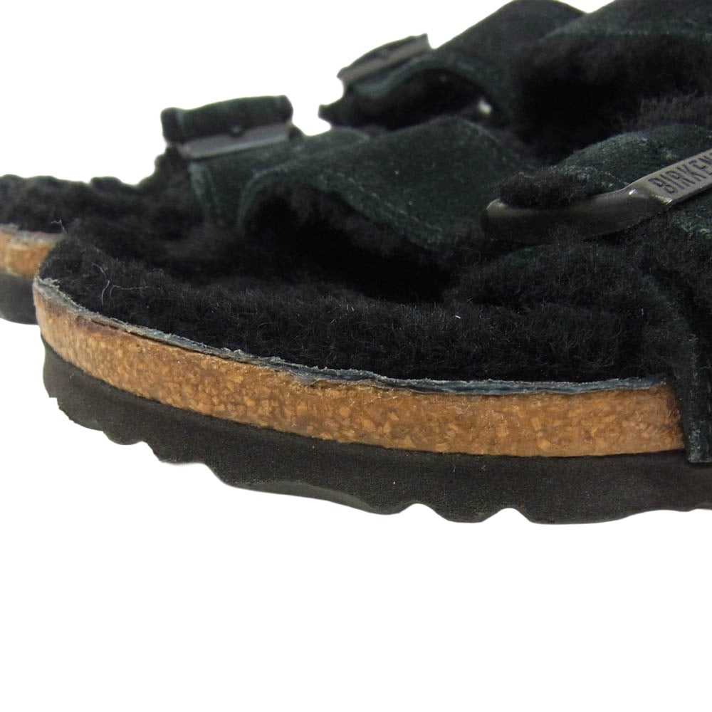 BIRKENSTOCK ビルケンシュトック Shearling アリゾナ シアリング サンダル ブラック系 36 23cm【中古】