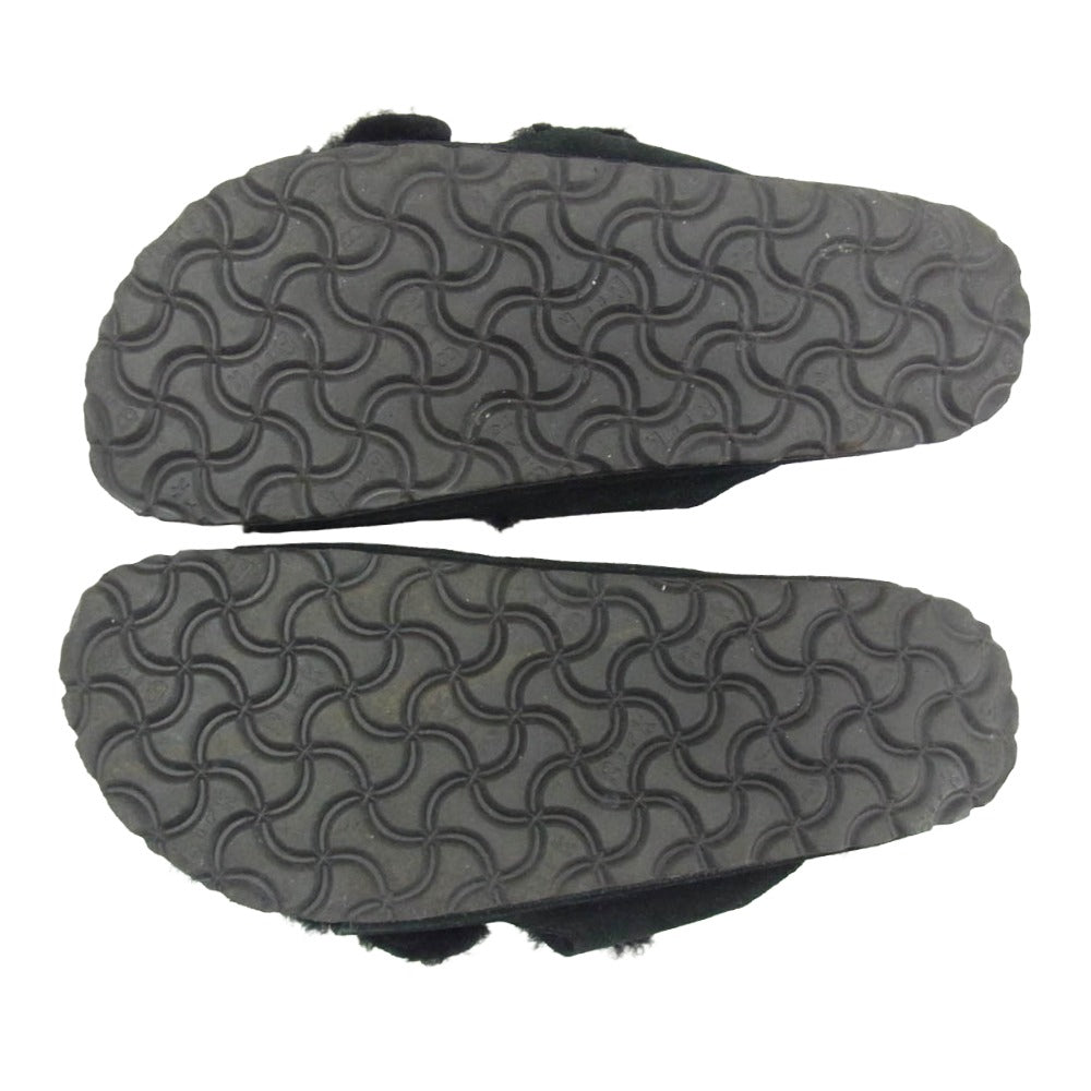 BIRKENSTOCK ビルケンシュトック Shearling アリゾナ シアリング サンダル ブラック系 36 23cm【中古】