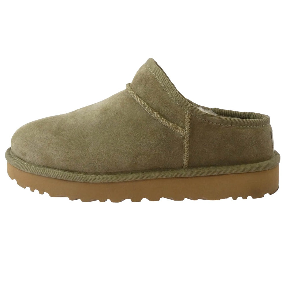 UGG アグ classic slipper クラシック スリッパ スリッポン カーキ系 24cm【中古】