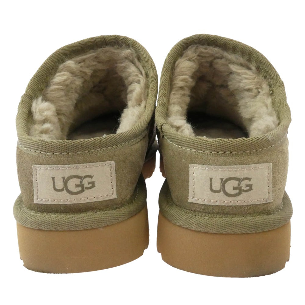 UGG アグ classic slipper クラシック スリッパ スリッポン カーキ系 24cm【中古】
