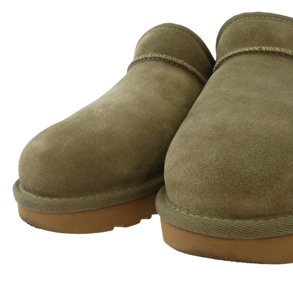UGG アグ classic slipper クラシック スリッパ スリッポン カーキ系 24cm【中古】