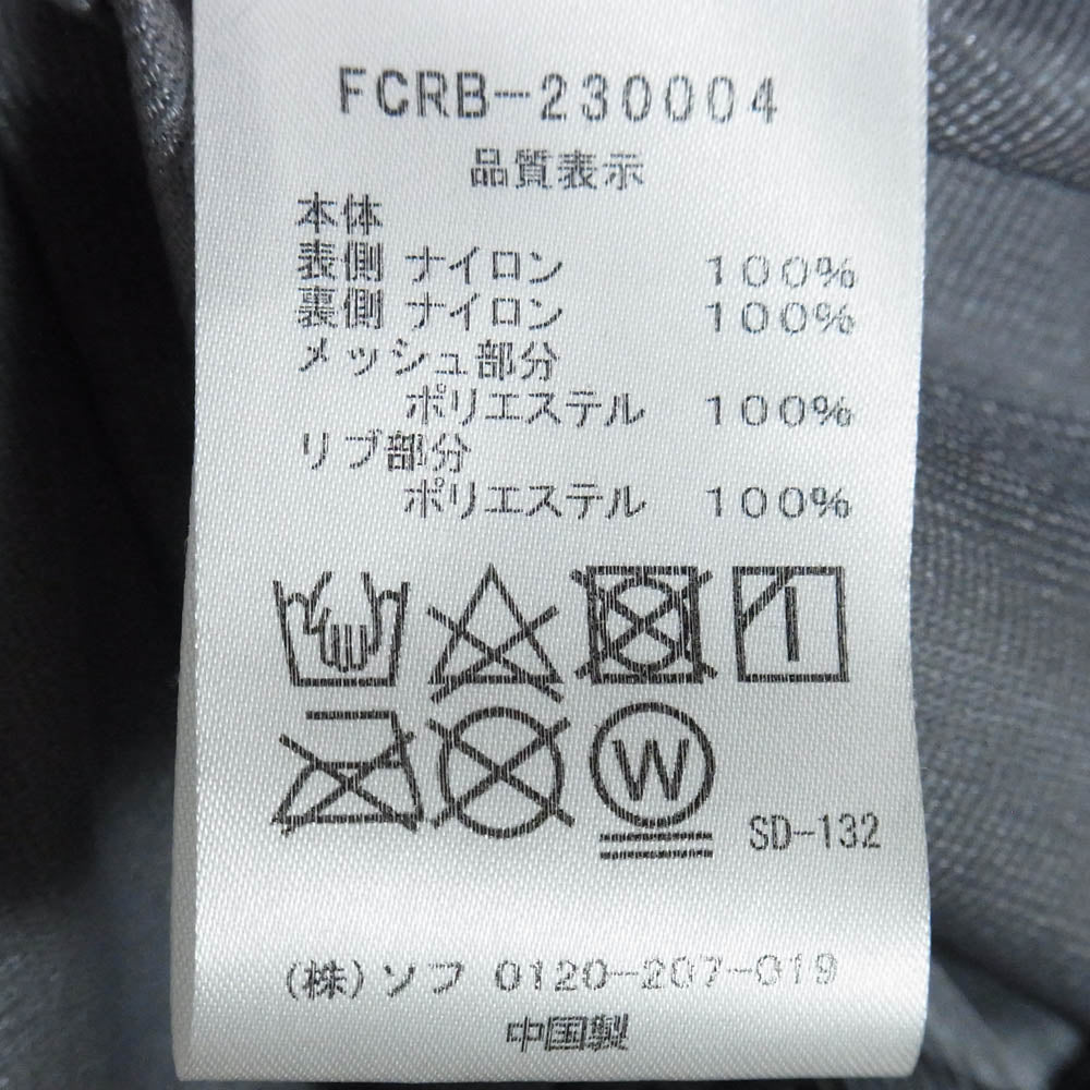 F.C.R.B. エフシーアールビー 23ss FCRB-230004 3LAYER PISTE ナイロン プルオーバー ジャケット ブラック系 L【中古】