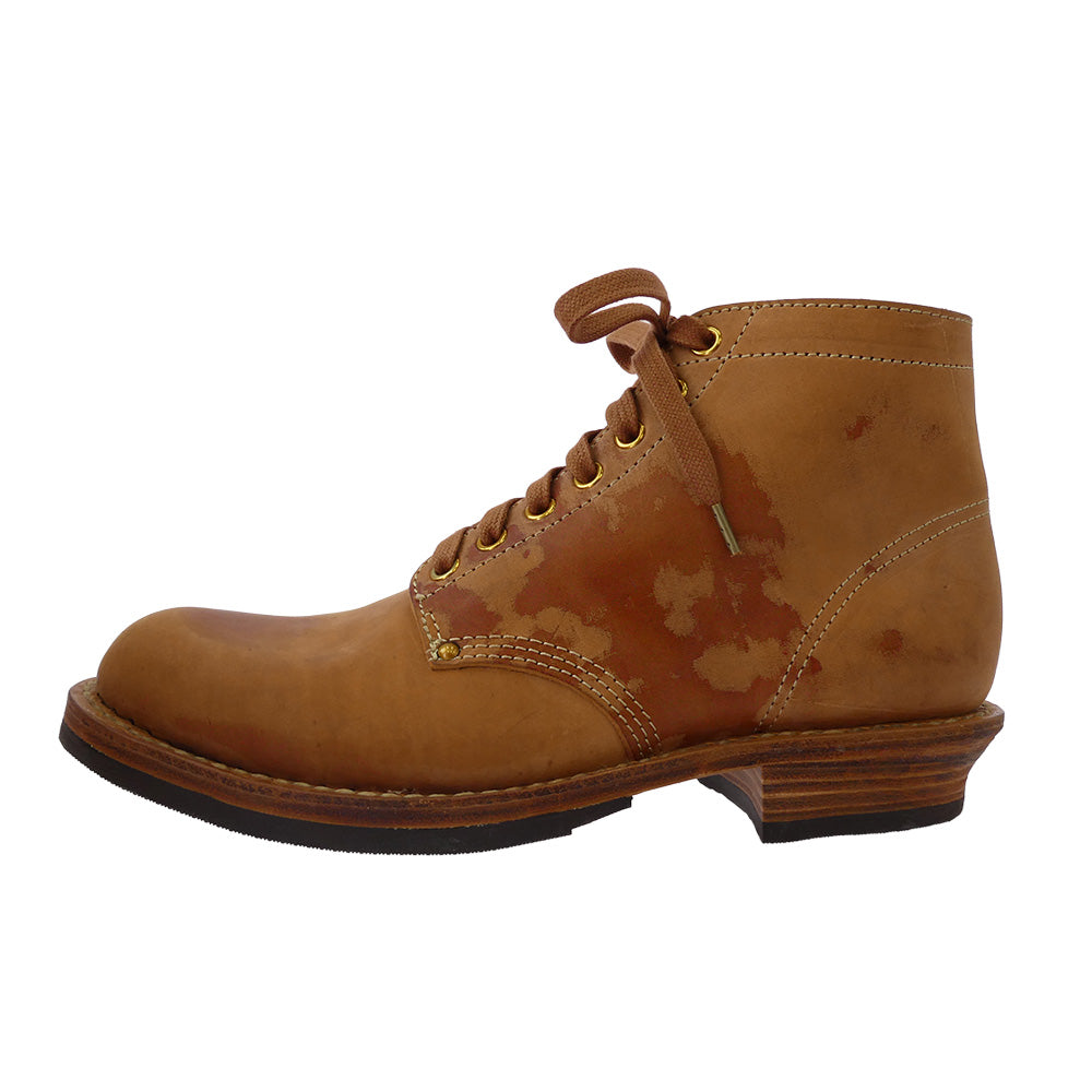 VISVIM ビズビム 0124302002001 BRIGADIER BOOTS-FOLK レザー ブーツ フォーク ブラウン系 US9【極上美品】【中古】