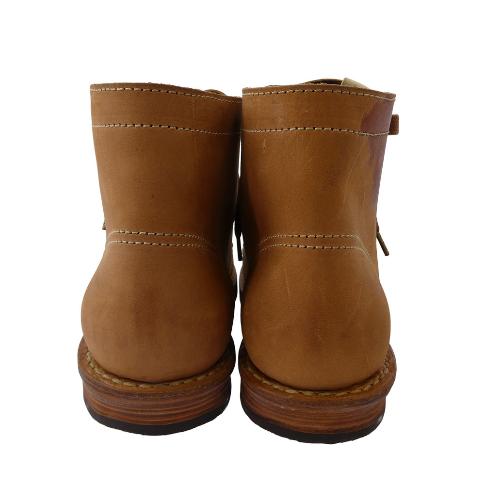 VISVIM ビズビム 0124302002001 BRIGADIER BOOTS-FOLK レザー ブーツ フォーク ブラウン系 US9【極上美品】【中古】