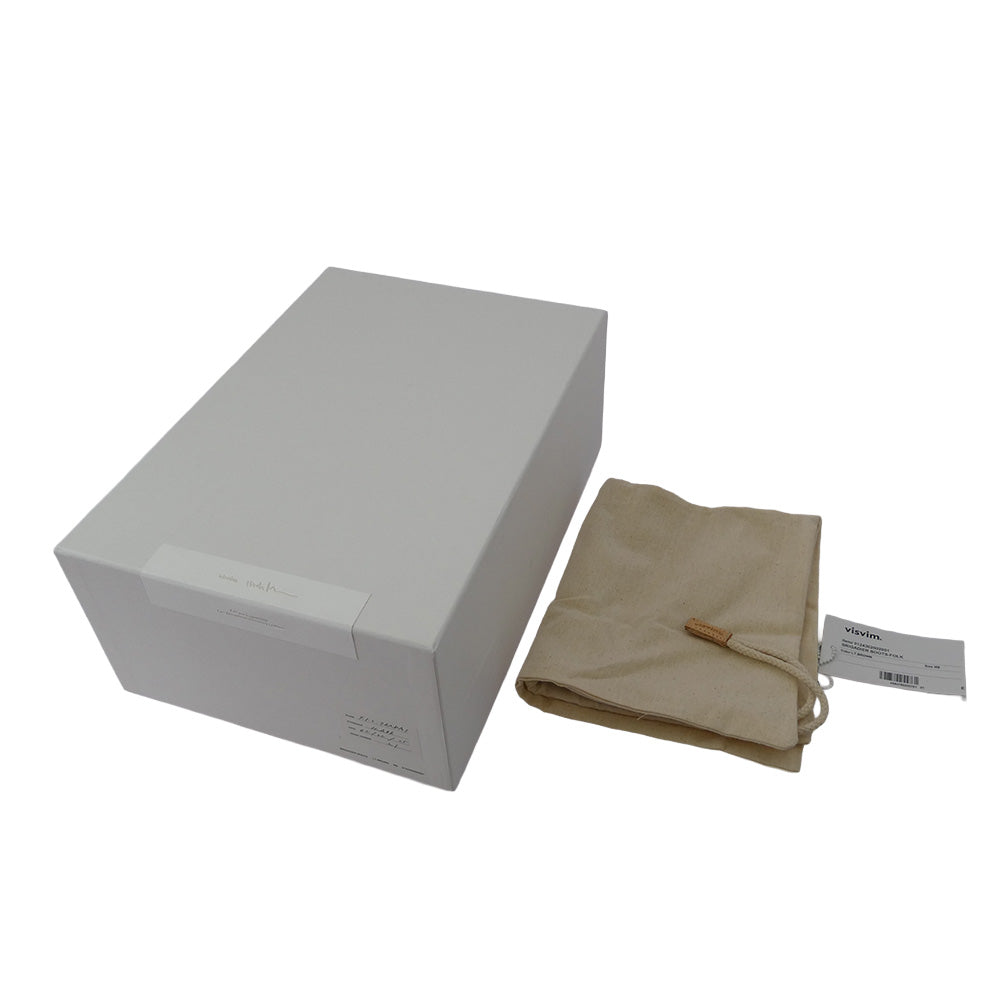 VISVIM ビズビム 0124302002001 BRIGADIER BOOTS-FOLK レザー ブーツ フォーク ブラウン系 US9【極上美品】【中古】