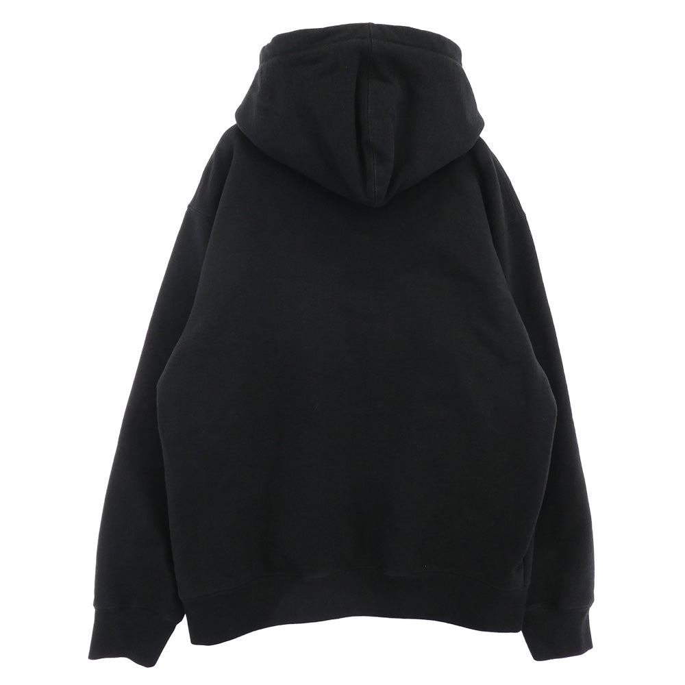 Supreme シュプリーム 22SS Burberry バーバリー Box Logo Hooded Sweatshirt ボックスロゴ フーデッド スウェットシャツ プルオーバー パーカー ブラック系 M【中古】