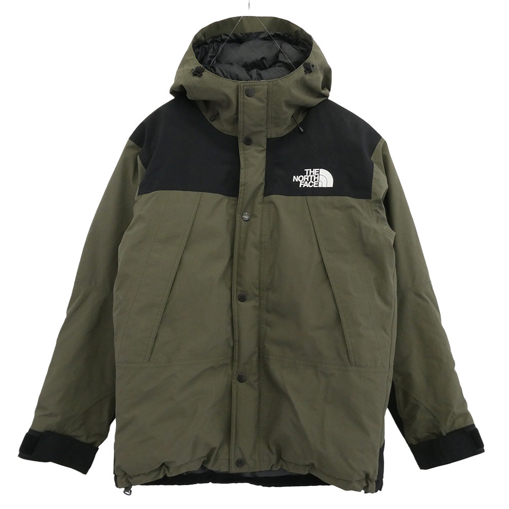 THE NORTH FACE ノースフェイス ND91930 Mountain DOWN Jacket マウンテンダウンジャケット カーキ系 L【中古】