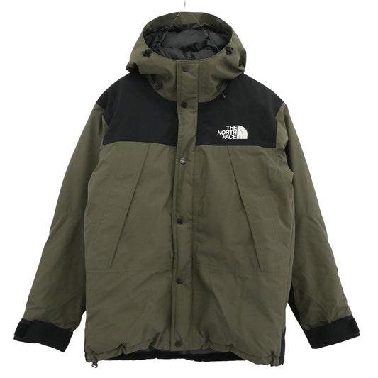 THE NORTH FACE ノースフェイス ND91930 Mountain DOWN Jacket マウンテンダウンジャケット カーキ系 L【中古】
