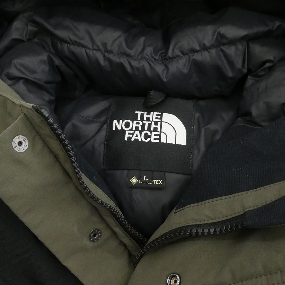 THE NORTH FACE ノースフェイス ND91930 Mountain DOWN Jacket マウンテンダウンジャケット カーキ系 L【中古】