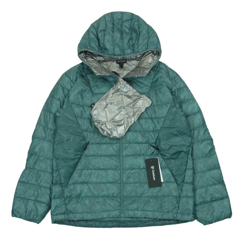 Goldwin ゴールドウィン GM25303 1000FP Sputtering Hooded Down Jacket フィルパワー スパッタリング フーデッド ダウン ジャケット グリーン系 MT MOSS AGATE XL 4【新古品】【未使用】【中古】