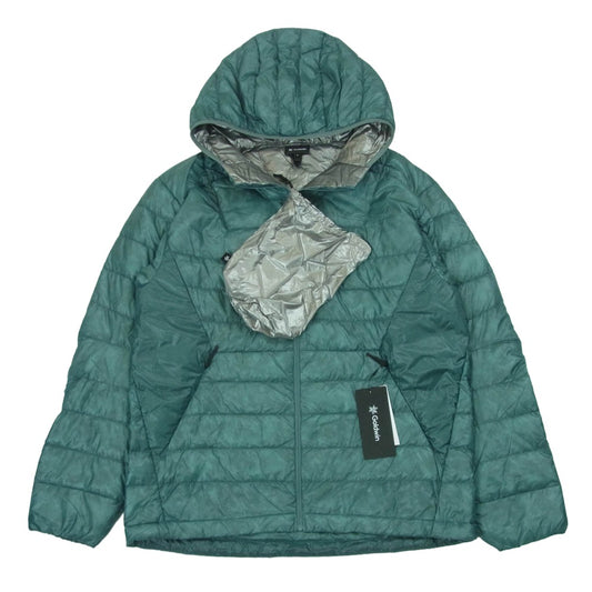 Goldwin ゴールドウィン GM25303 1000FP Sputtering Hooded Down Jacket フィルパワー スパッタリング フーデッド ダウン ジャケット グリーン系 MT MOSS AGATE XL 4【新古品】【未使用】【中古】