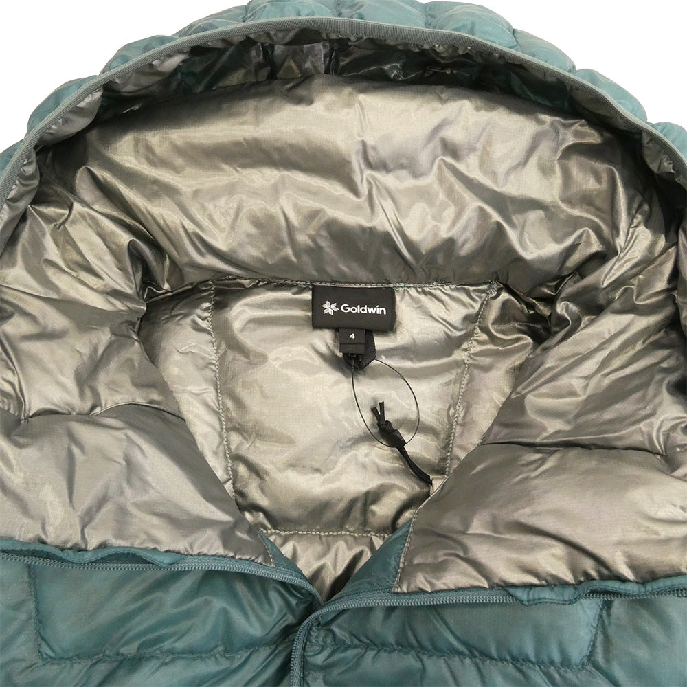 Goldwin ゴールドウィン GM25303 1000FP Sputtering Hooded Down Jacket フィルパワー スパッタリング フーデッド ダウンジャケット MOSS AGATE 4 モスアゲート XL【新古品】【未使用】【中古】