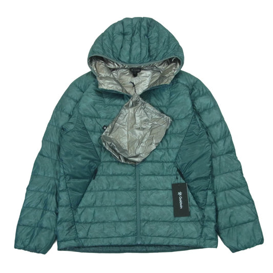 Goldwin ゴールドウィン GM25303 1000FP Sputtering Hooded Down Jacket フィルパワー スパッタリング フーデッド ダウン ジャケット グリーン系 MT MOSS AGATE L 3【新古品】【未使用】【中古】