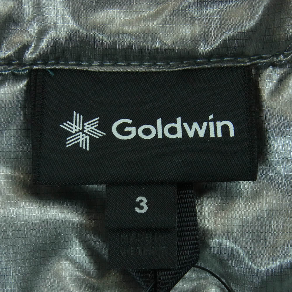 Goldwin ゴールドウィン GM25303 1000FP Sputtering Hooded Down Jacket フィルパワー スパッタリング フーデッド ダウン ジャケット グリーン系 MT MOSS AGATE L 3【新古品】【未使用】【中古】