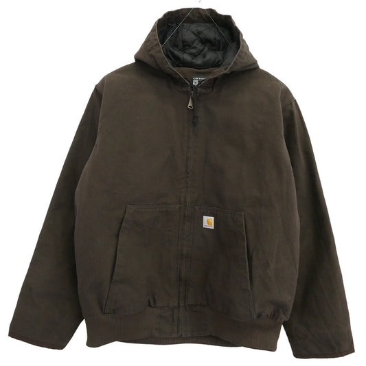 Carhartt カーハート J130-M Washed Duck Insulated Active Jacket LOOSE FIT ダック アクティブ ルーズフィット ジャケット ブラウン系 XL【中古】