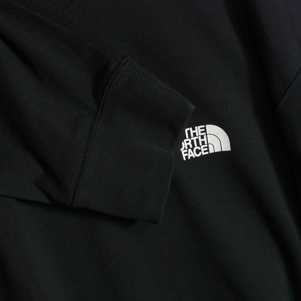 THE NORTH FACE ノースフェイス NT62392 L/S Free Run Crew フリーラン 長袖 クルーネック Tシャツ ロンT ブラック系 L【美品】【中古】