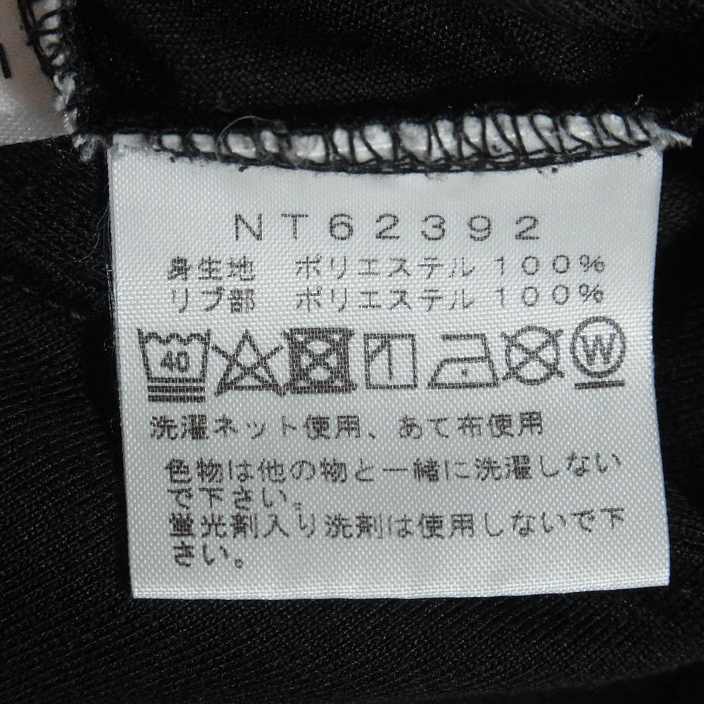 THE NORTH FACE ノースフェイス NT62392 L/S Free Run Crew フリーラン 長袖 クルーネック Tシャツ ロンT ブラック系 L【美品】【中古】