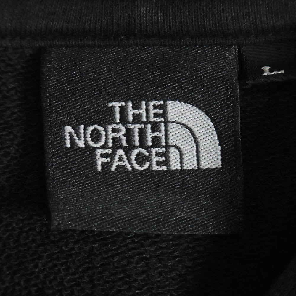 THE NORTH FACE ノースフェイス NT12335 Square Logo Full Zip スクエアロゴフルジップフーディ パーカー ブラック系 L【中古】
