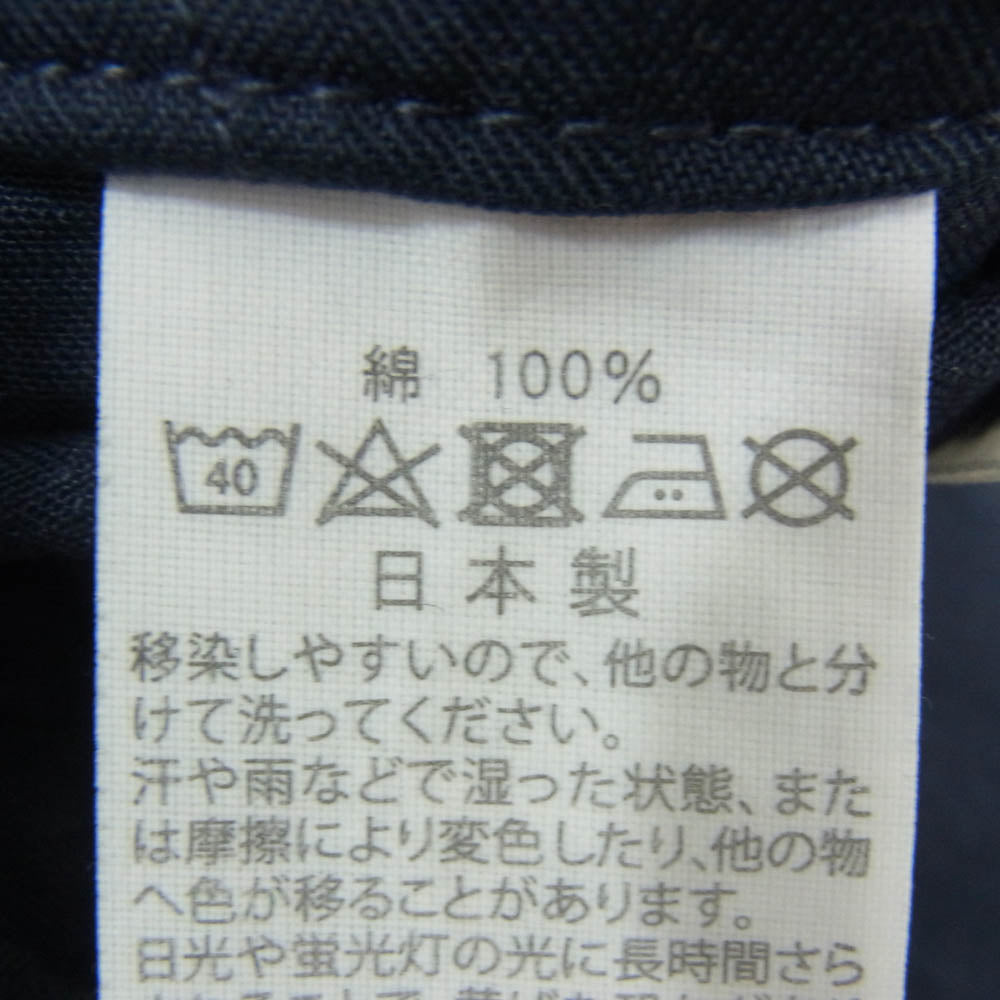orSlow オアスロウ コットン ボタンフライ チノパンツ パンツ ネイビー系 M【中古】
