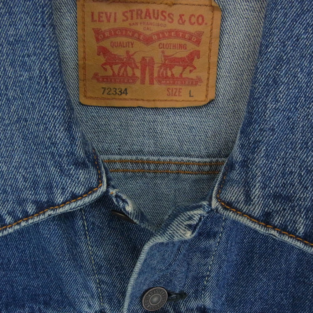 Levi's リーバイス PC9-72334-0130 DENIM JACKET トラッカージャケット デニム ジャケット インディゴブルー系 L【中古】