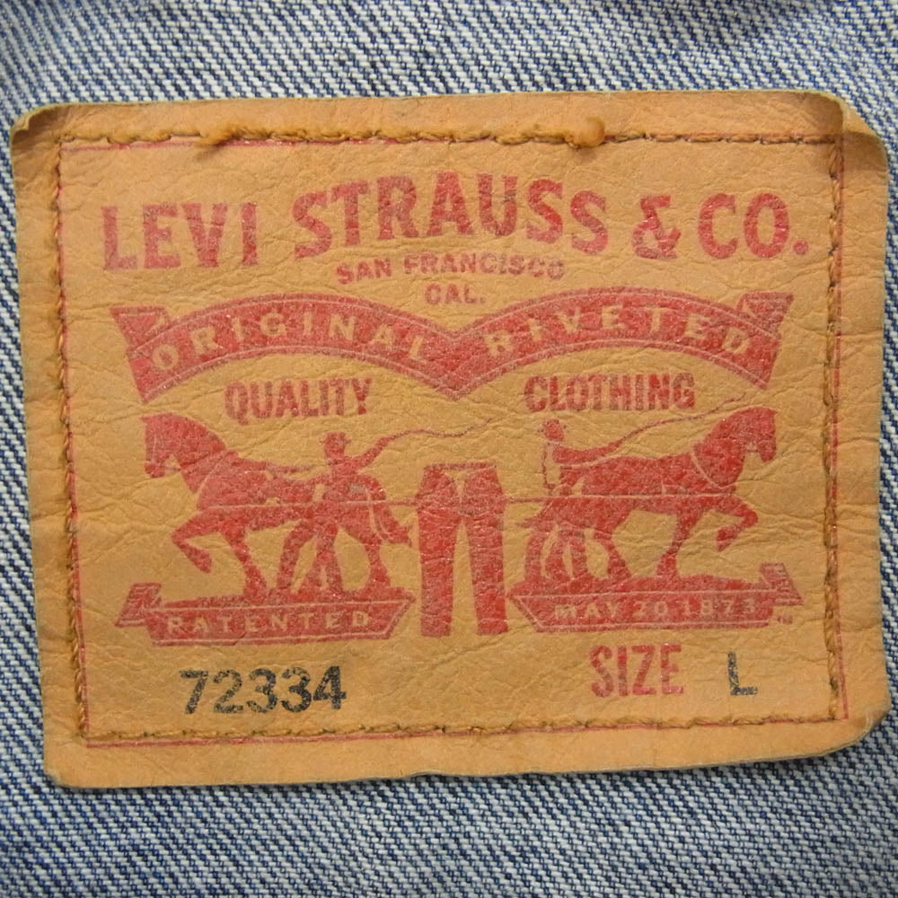 Levi's リーバイス PC9-72334-0130 DENIM JACKET トラッカージャケット デニム ジャケット インディゴブルー系 L【中古】