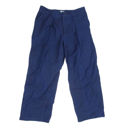 ラキネス 13S25HN271P Indigo mole skin ワイド トラウザー パンツ ネイビー系 3【中古】