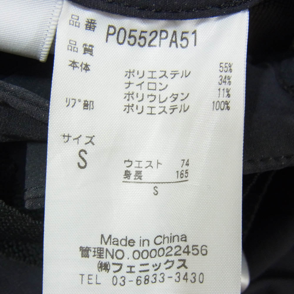 アルクフェニックス P0552PA51 tech-urake dou pants テック 裏毛 ドウ パンツ ブラック系 S【中古】