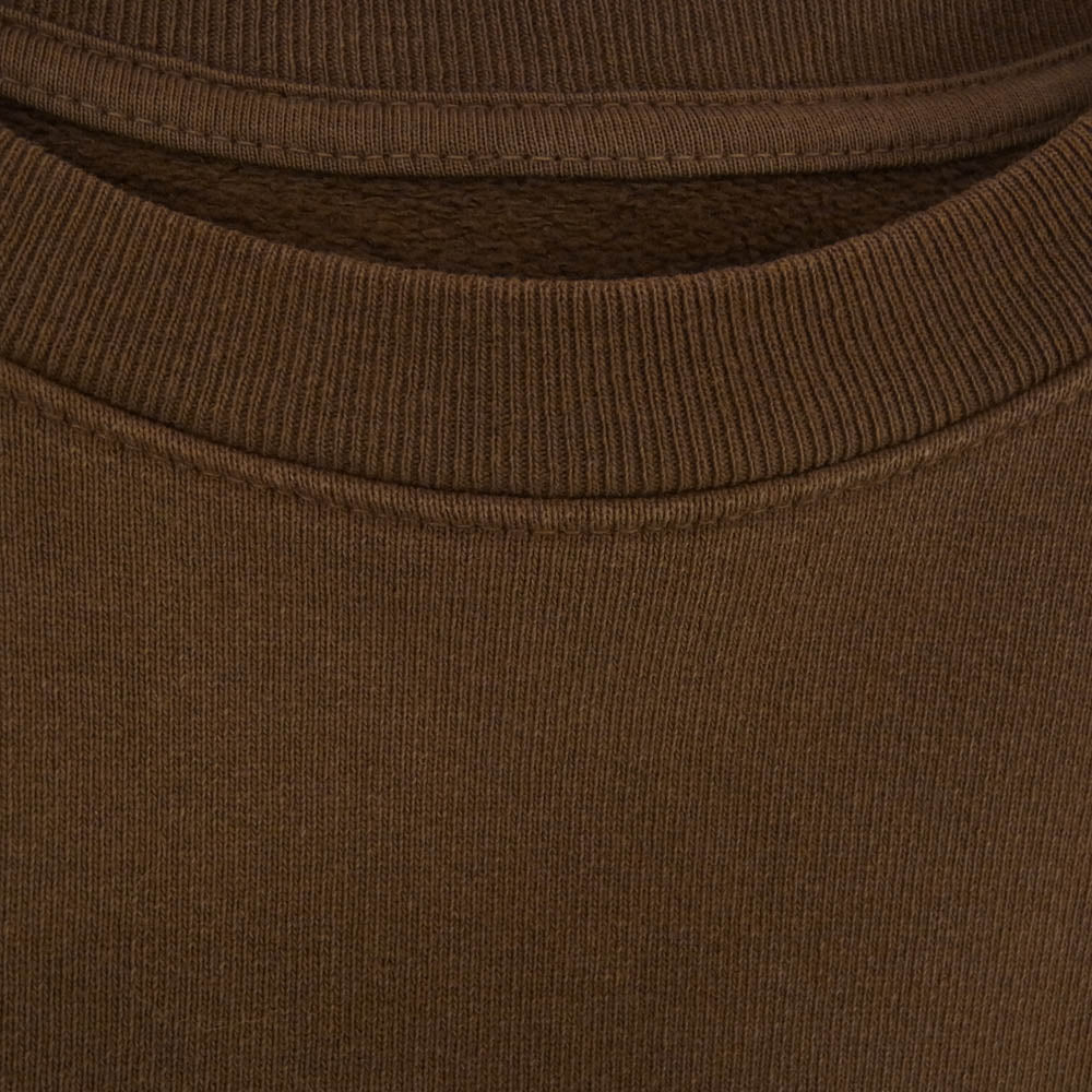 WACKO MARIA ワコマリア × BORNXRAISED ボーンレイズド CREW NECK SWEAT SHIRT フロント プリント スウェット トレーナー ブラウン系 M【中古】