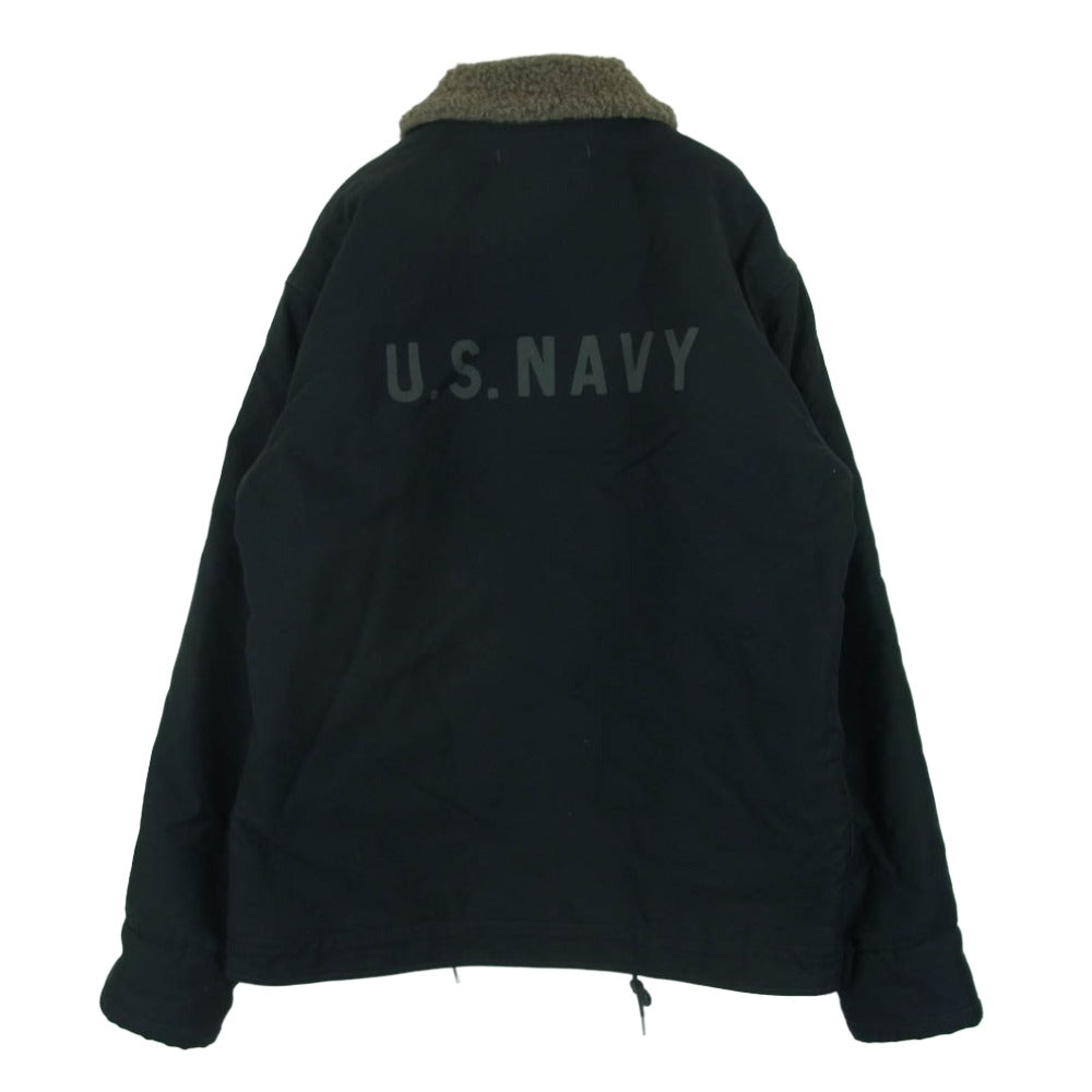 Buzz Rickson's バズリクソンズ BR12030 Type N-1 NAVY デッキ ジャケット ブラック系 40【中古】