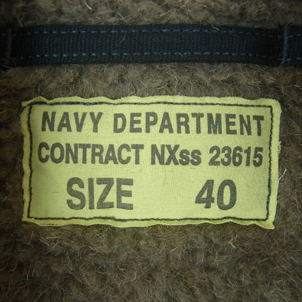 Buzz Rickson's バズリクソンズ BR12030 Type N-1 NAVY デッキ ジャケット ブラック系 40【中古】