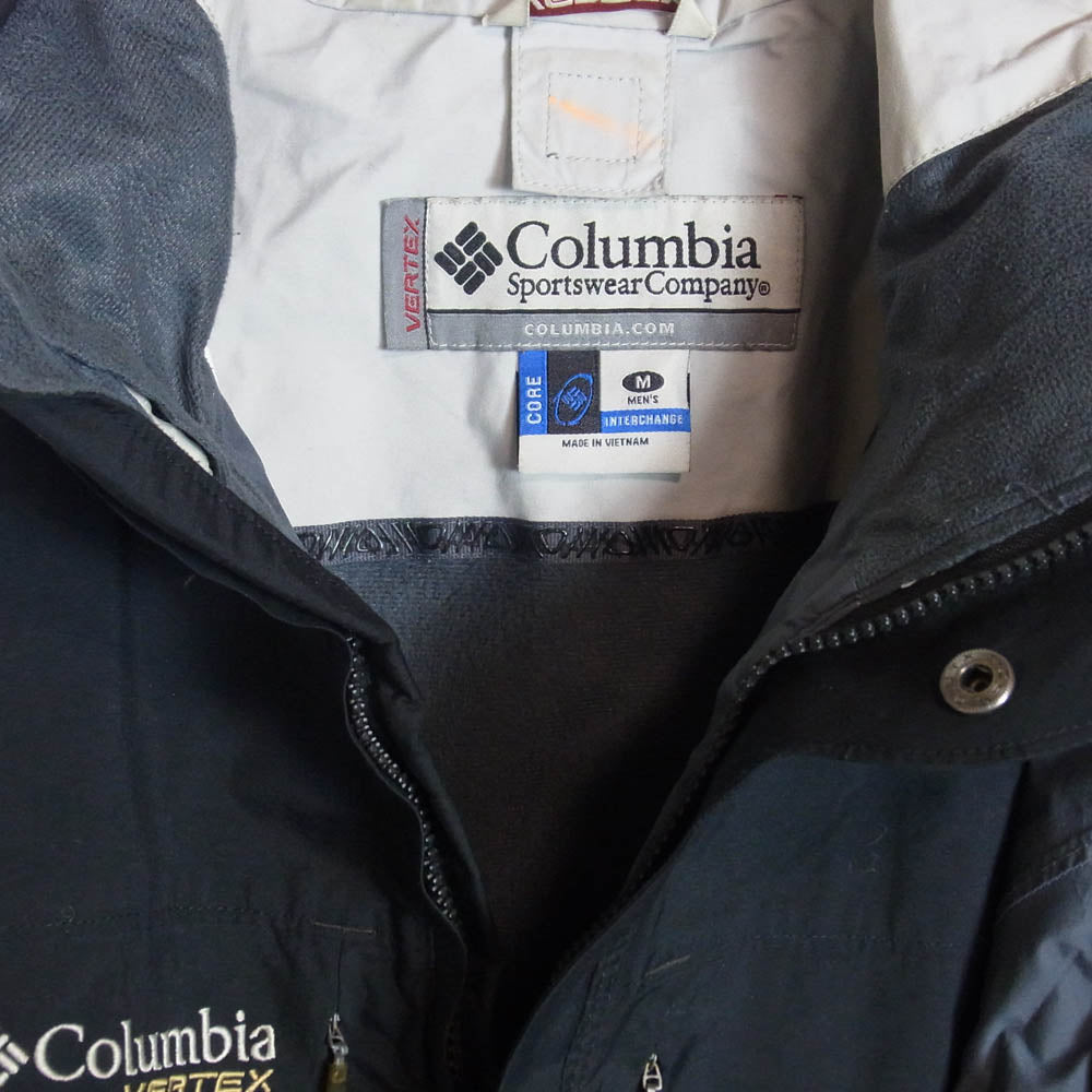 Columbia コロンビア 205 SM2092 スタンドネック ナイロン マウンテンジャケット ブラック系 M【中古】