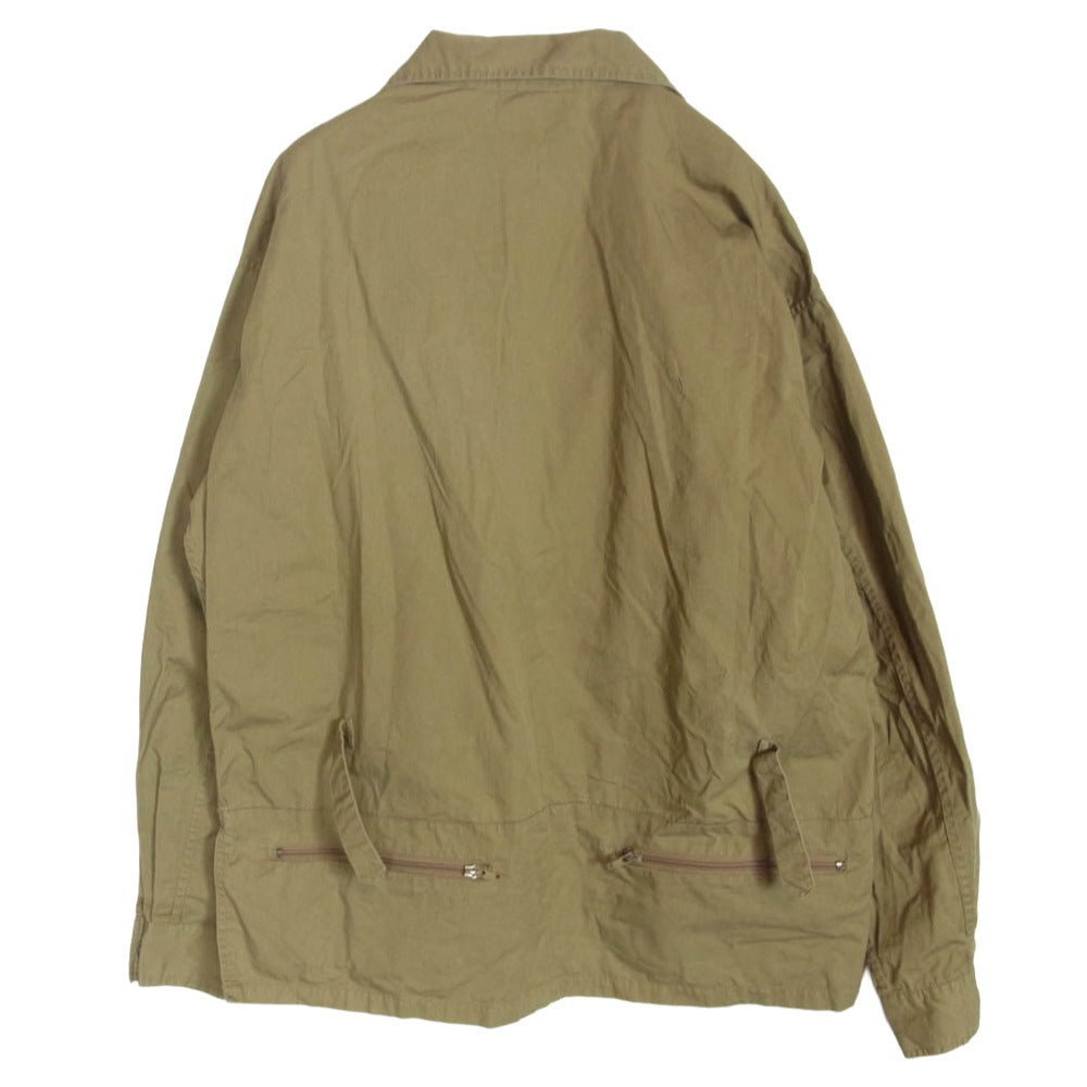 L.L.Bean エルエルビーン 1451 SAFARI SHIRT サファリ 長袖 シャツ ジャケット ベージュ系 M【中古】